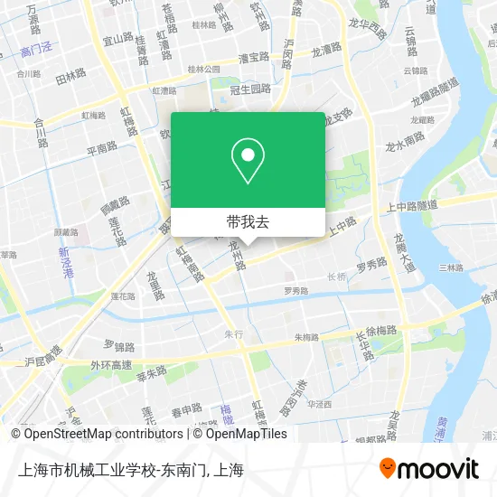 上海市机械工业学校-东南门地图