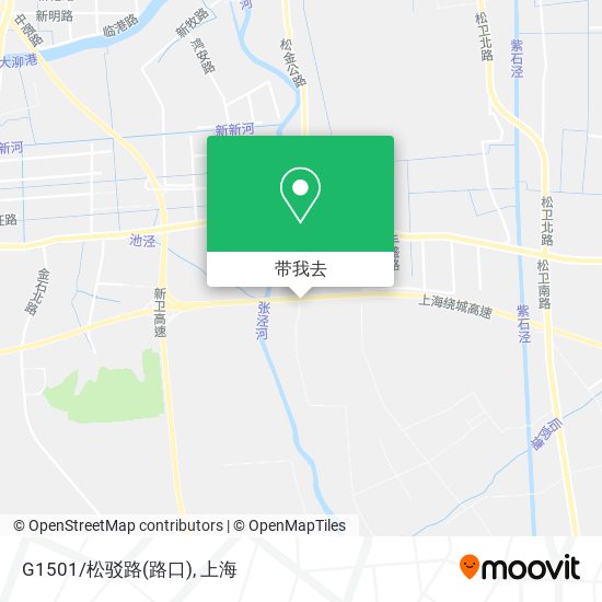 G1501/松驳路(路口)地图