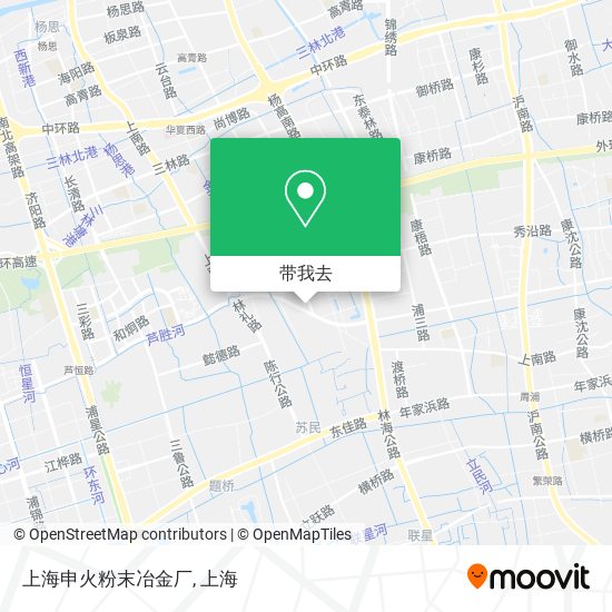 上海申火粉末冶金厂地图