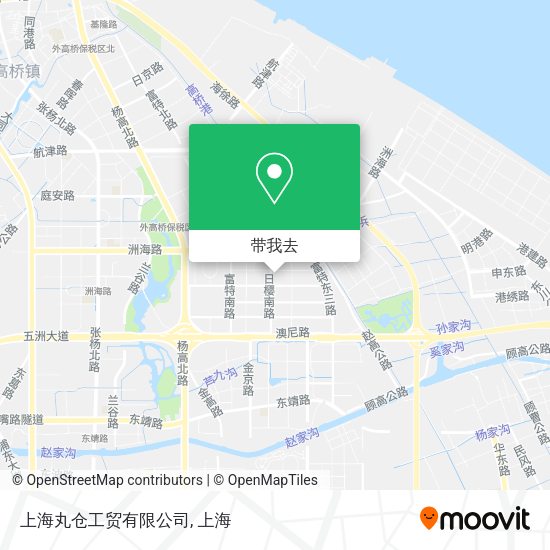 上海丸仓工贸有限公司地图