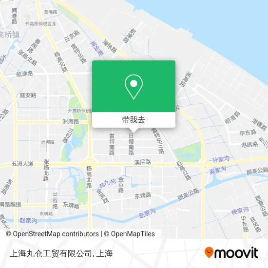 上海丸仓工贸有限公司地图