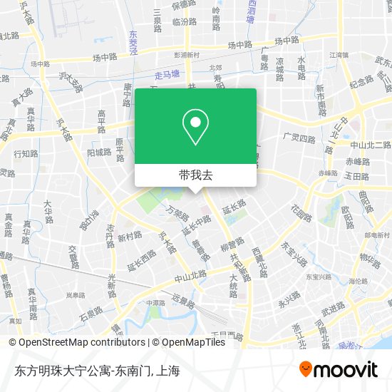 东方明珠大宁公寓-东南门地图