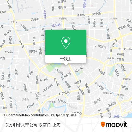 东方明珠大宁公寓-东南门地图