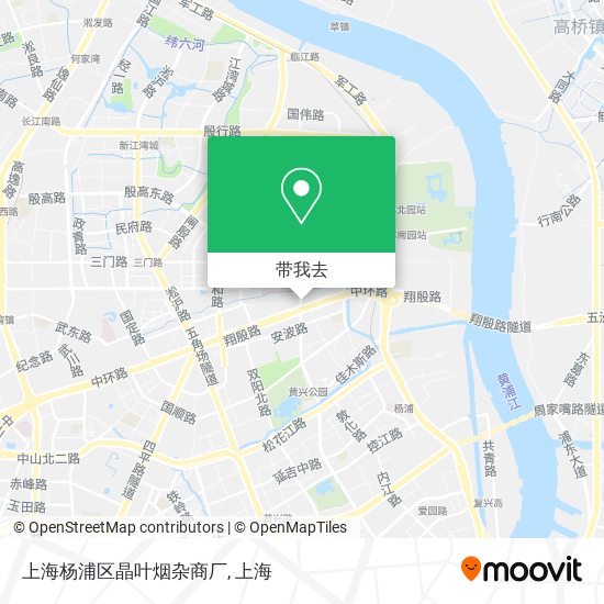上海杨浦区晶叶烟杂商厂地图