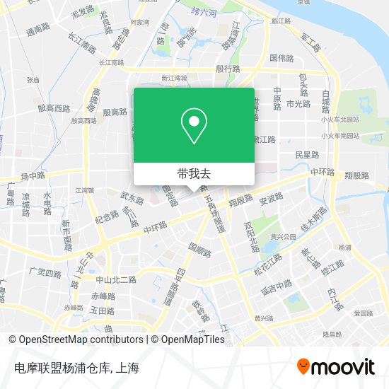 电摩联盟杨浦仓库地图