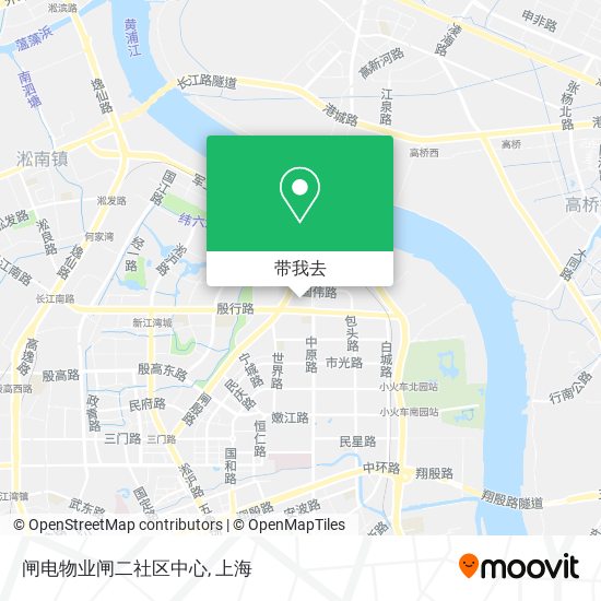 闸电物业闸二社区中心地图