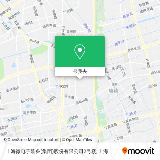 上海微电子装备(集团)股份有限公司2号楼地图