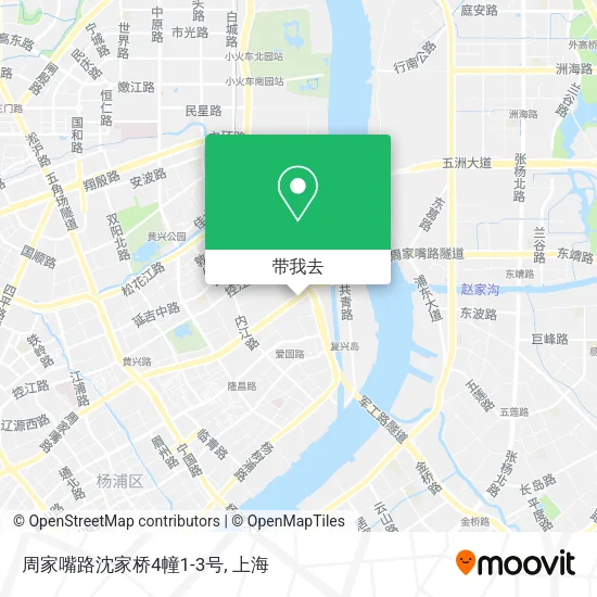 周家嘴路沈家桥4幢1-3号地图