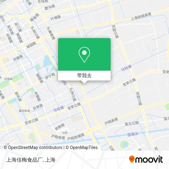 上海佳梅食品厂地图