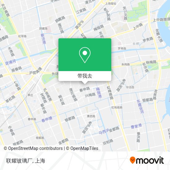 联耀玻璃厂地图