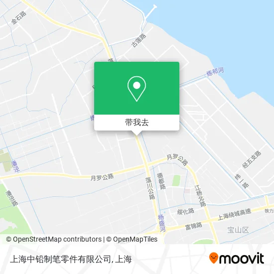 上海中铅制笔零件有限公司地图