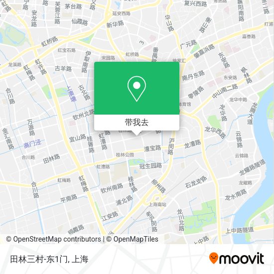 田林三村-东1门地图