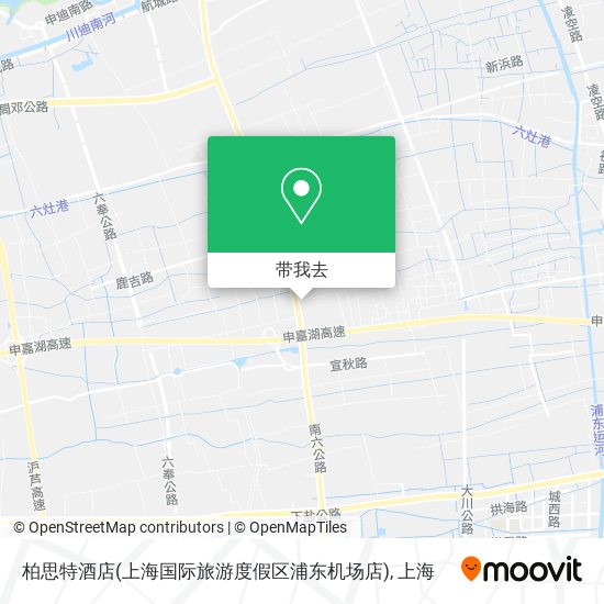 柏思特酒店(上海国际旅游度假区浦东机场店)地图