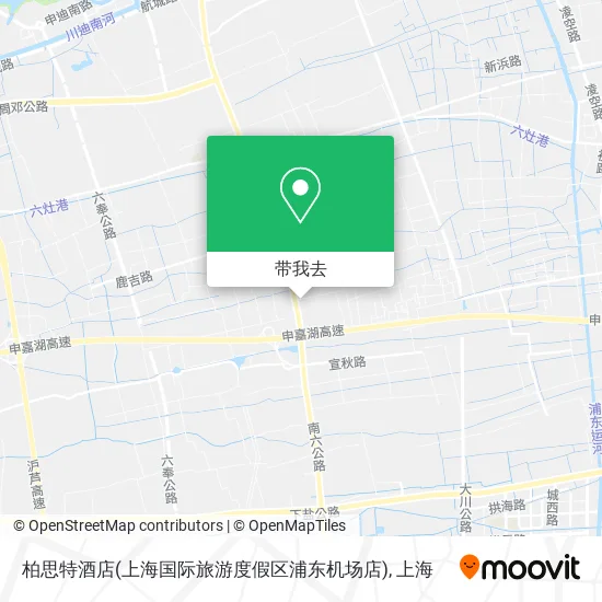柏思特酒店(上海国际旅游度假区浦东机场店)地图