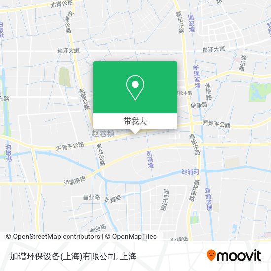 加谱环保设备(上海)有限公司地图