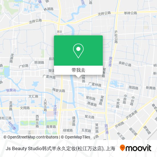 Js Beauty Studio韩式半永久定妆(松江万达店)地图