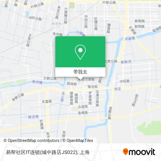 易帮社区IT连锁(城中路店JS022)地图