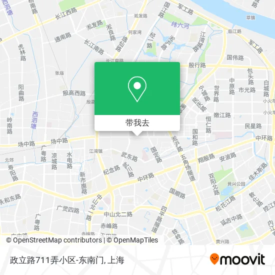 政立路711弄小区-东南门地图