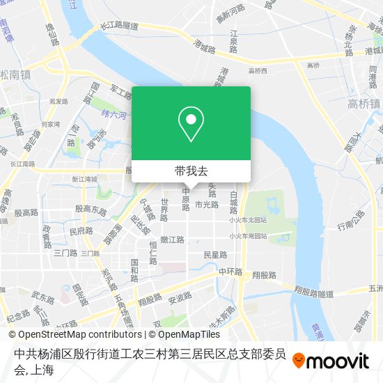 中共杨浦区殷行街道工农三村第三居民区总支部委员会地图