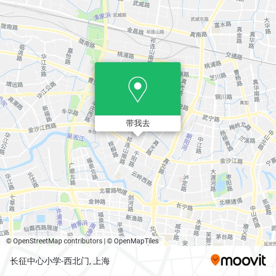长征中心小学-西北门地图