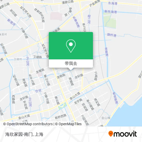 海欣家园-南门地图