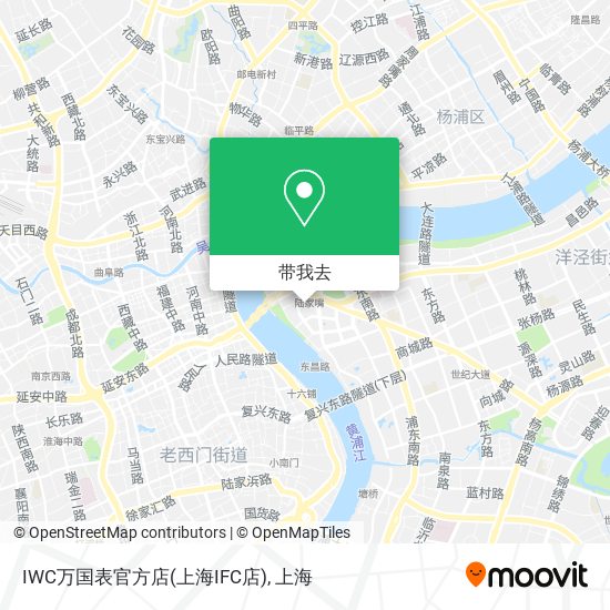 IWC万国表官方店(上海IFC店)地图