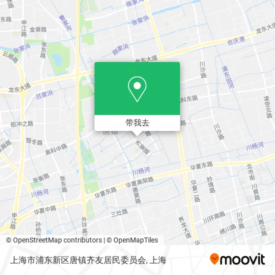 上海市浦东新区唐镇齐友居民委员会地图