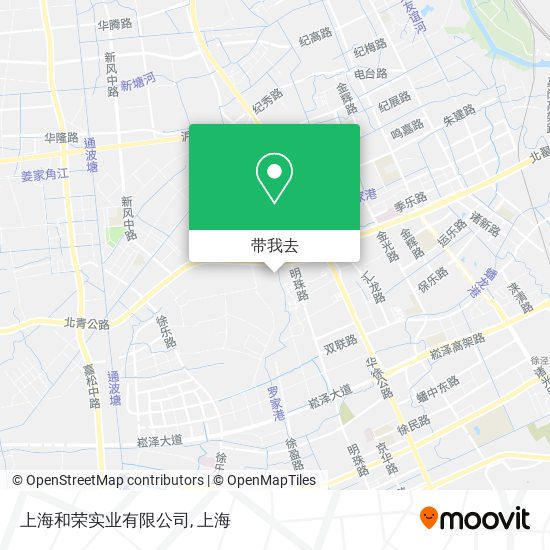 上海和荣实业有限公司地图