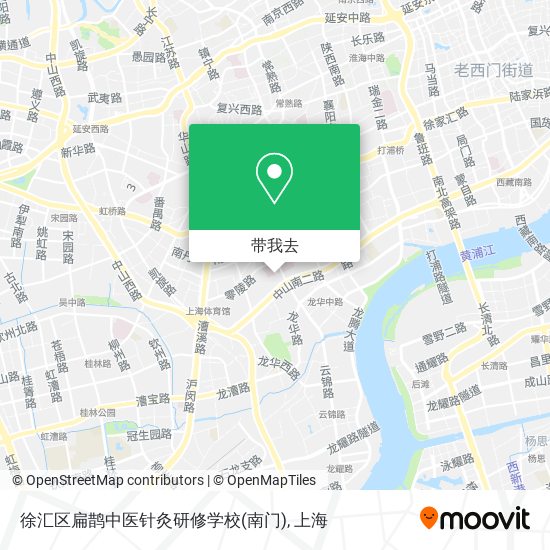 徐汇区扁鹊中医针灸研修学校(南门)地图