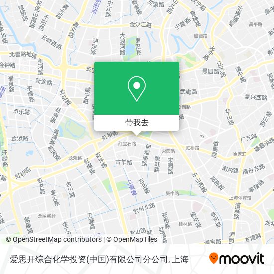 爱思开综合化学投资(中国)有限公司分公司地图