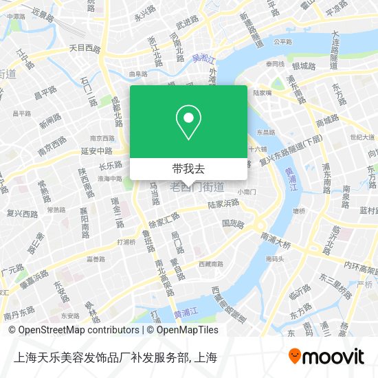 上海天乐美容发饰品厂补发服务部地图
