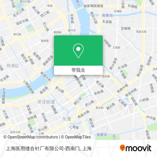 上海医用缝合针厂有限公司-西南门地图