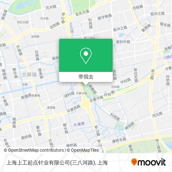 上海上工起点针业有限公司(三八河路)地图