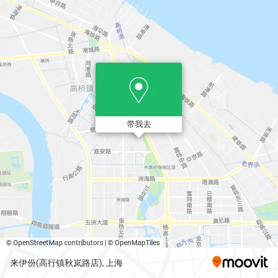 来伊份(高行镇秋岚路店)地图