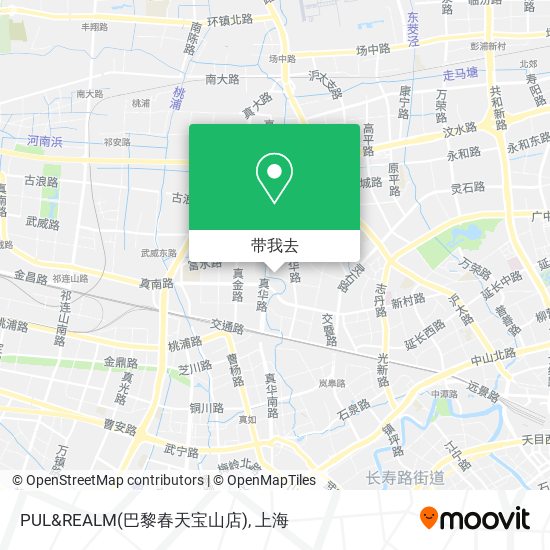 PUL&REALM(巴黎春天宝山店)地图