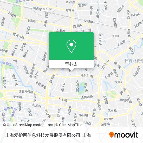 上海爱护网信息科技发展股份有限公司地图