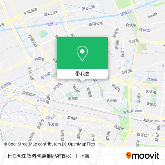 上海名珠塑料包装制品有限公司地图