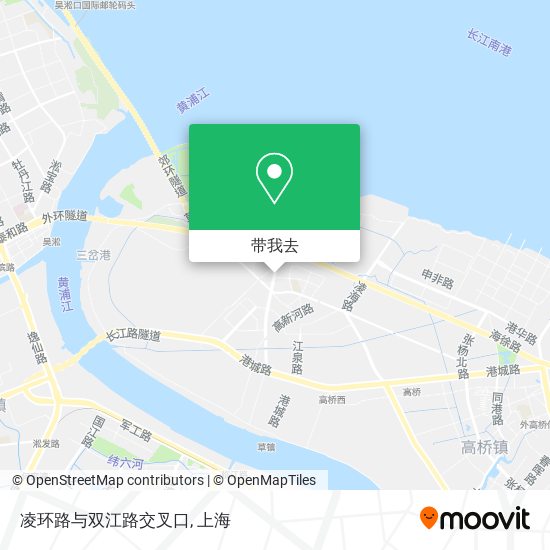 凌环路与双江路交叉口地图
