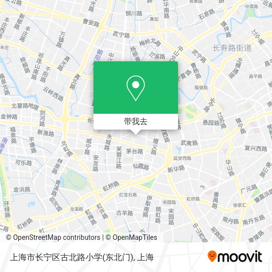 上海市长宁区古北路小学(东北门)地图