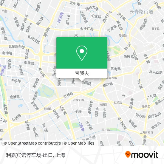 利嘉宾馆停车场-出口地图