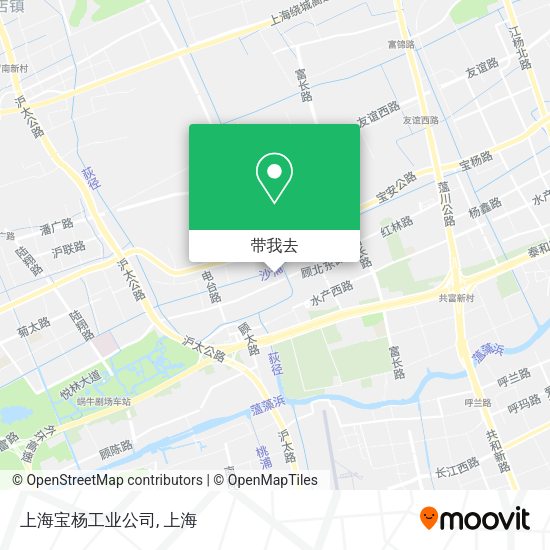 上海宝杨工业公司地图