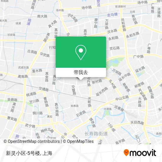 新灵小区-5号楼地图