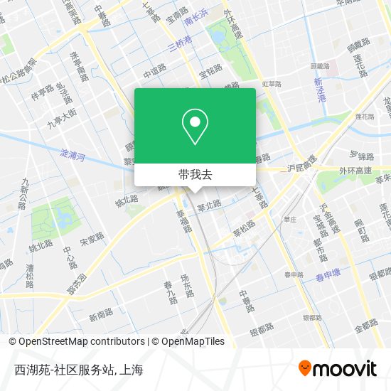 西湖苑-社区服务站地图