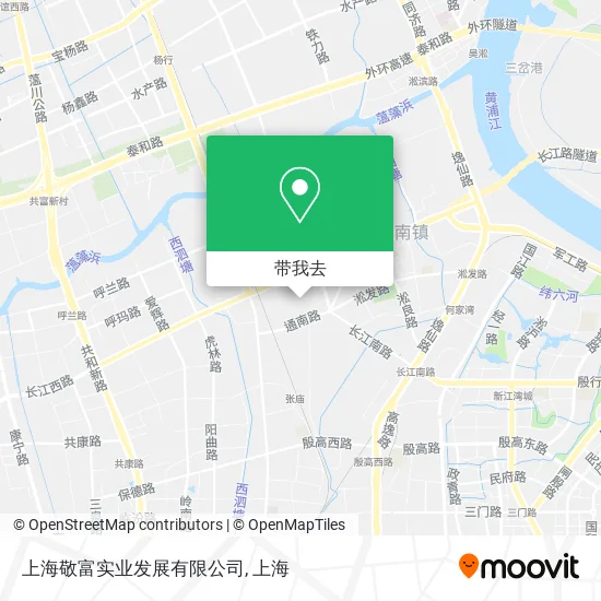 上海敬富实业发展有限公司地图