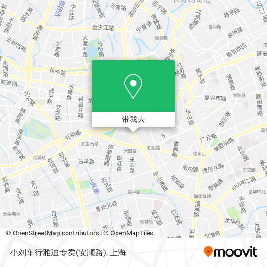 小刘车行雅迪专卖(安顺路)地图