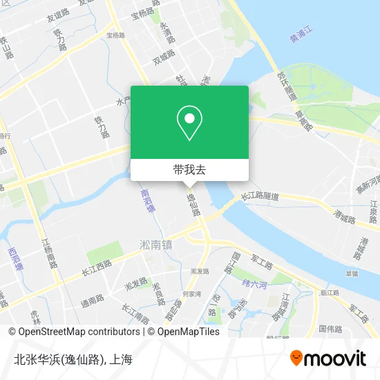 北张华浜(逸仙路)地图