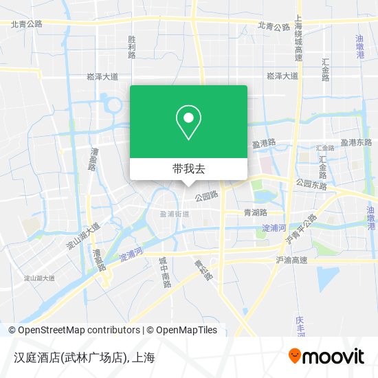 汉庭酒店(武林广场店)地图
