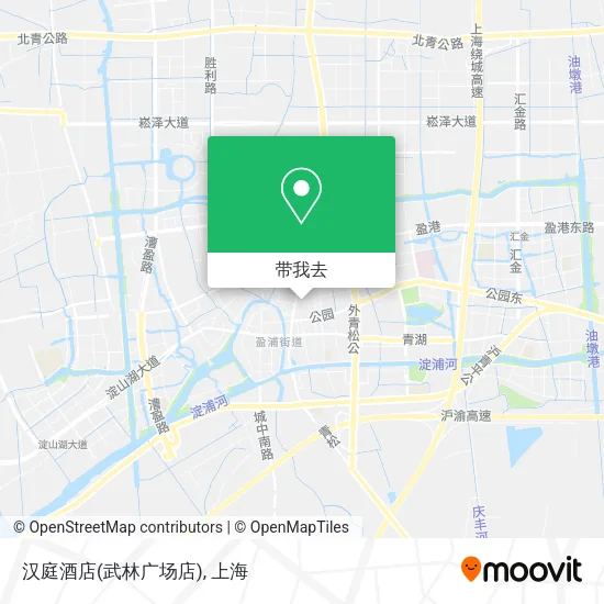 汉庭酒店(武林广场店)地图