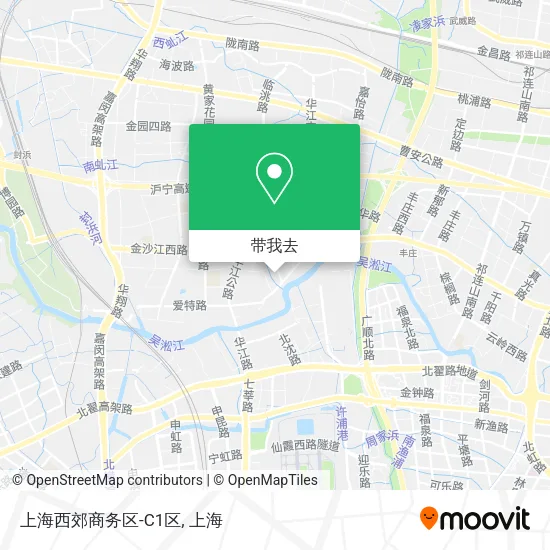 上海西郊商务区-C1区地图