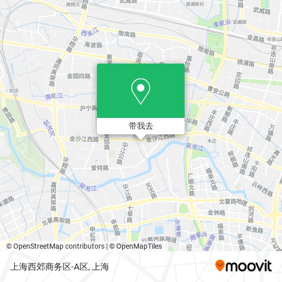 上海西郊商务区-A区地图